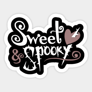 Sweet and Spooky Logo Sticker